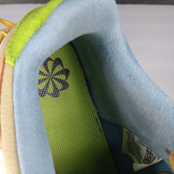 Air Force 1 Next Nature 'Sun Club Sneakers Size 5.5Y Colorful Pastel Colorblock - Picture 8 of 11